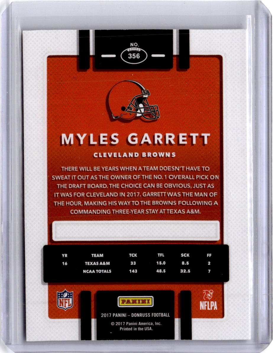 2017 Donruss #356 Myles Garrett