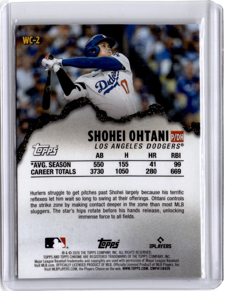 2026 Topps Chrome Logofractor Edition #WC-2 Shohei Ohtani Wrecking Crew