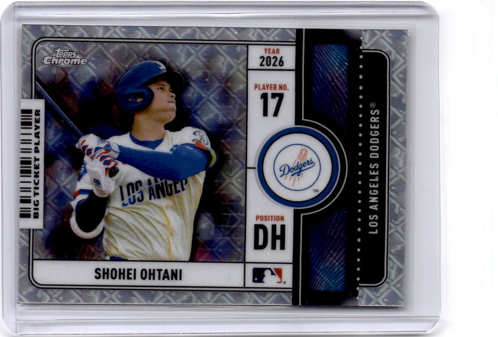 2026 Topps Chrome Logofractor Edition #BTP-3 Shohei Ohtani Big Ticket Players
