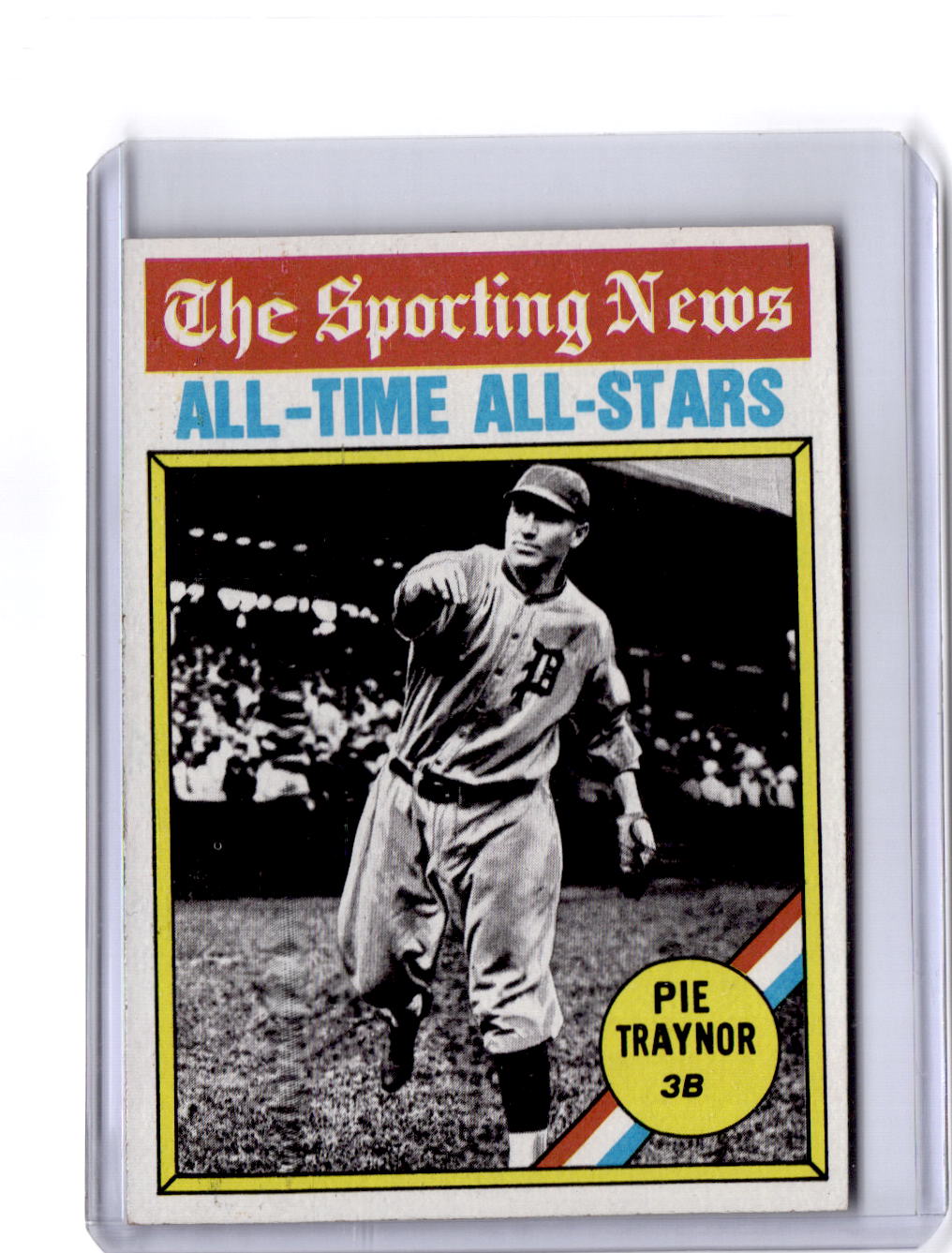 1976 Topps #343 Pie Traynor