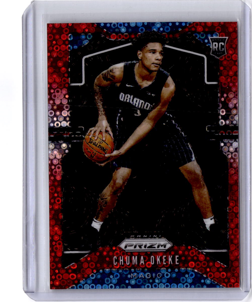 2019-20 Panini Prizm #262 Chuma Okeke Prizms Fast Break Red #/125