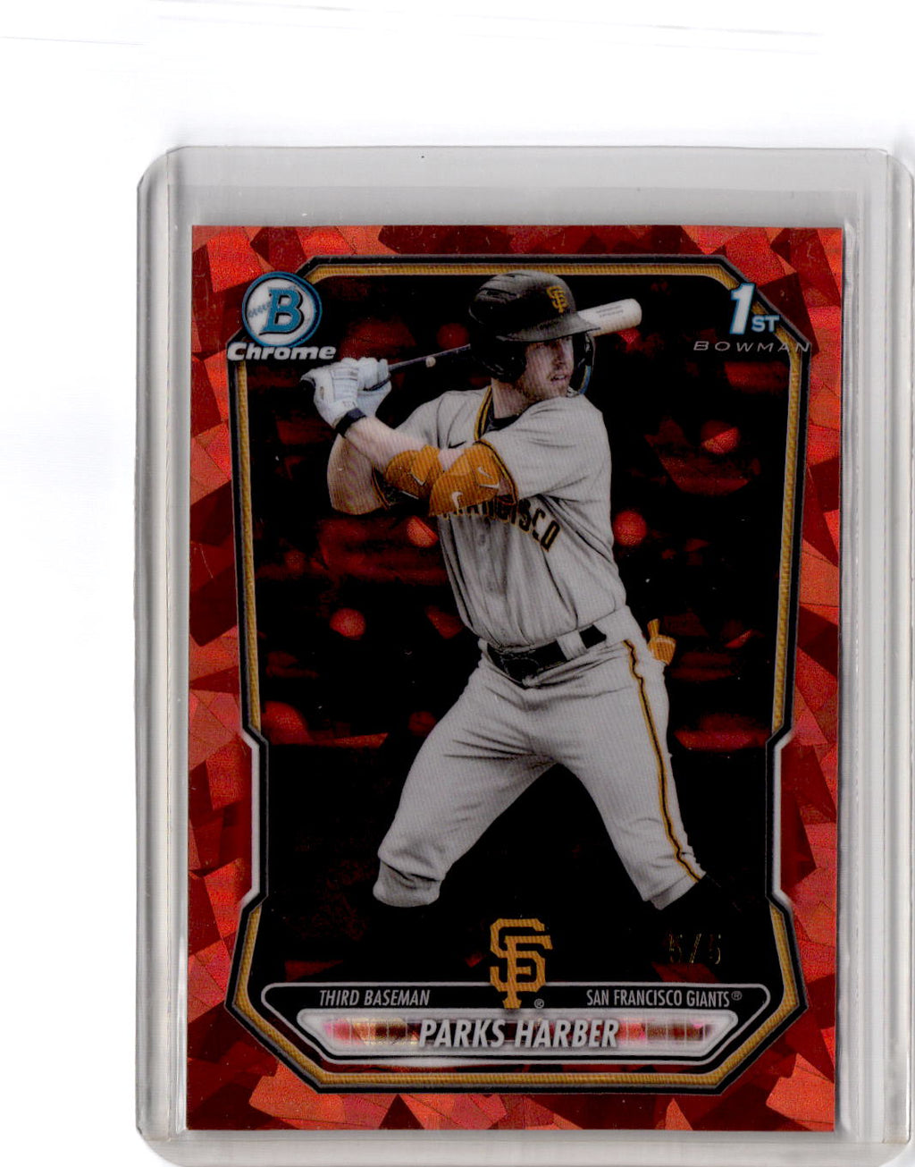 2026 Bowman Sapphire Edition #BCP-43 Parks Harber Red 5/5