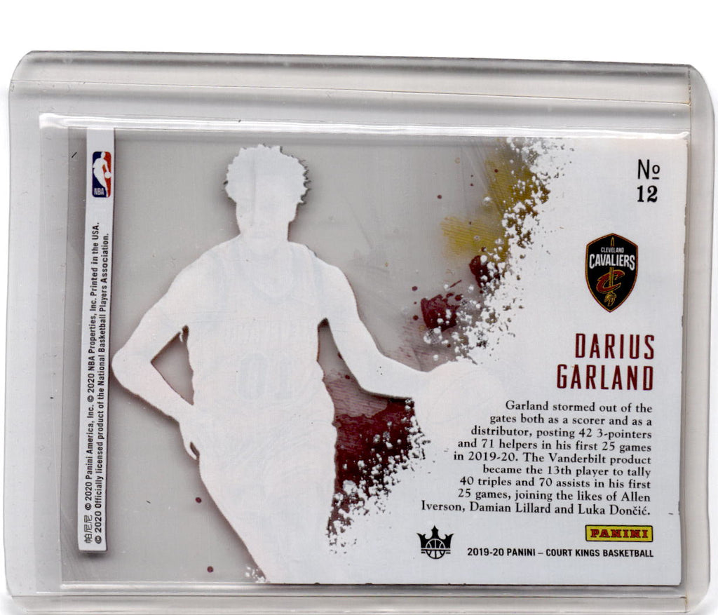 2019-20 Panini Court Kings #12 Darius Garland Acetate Rookies