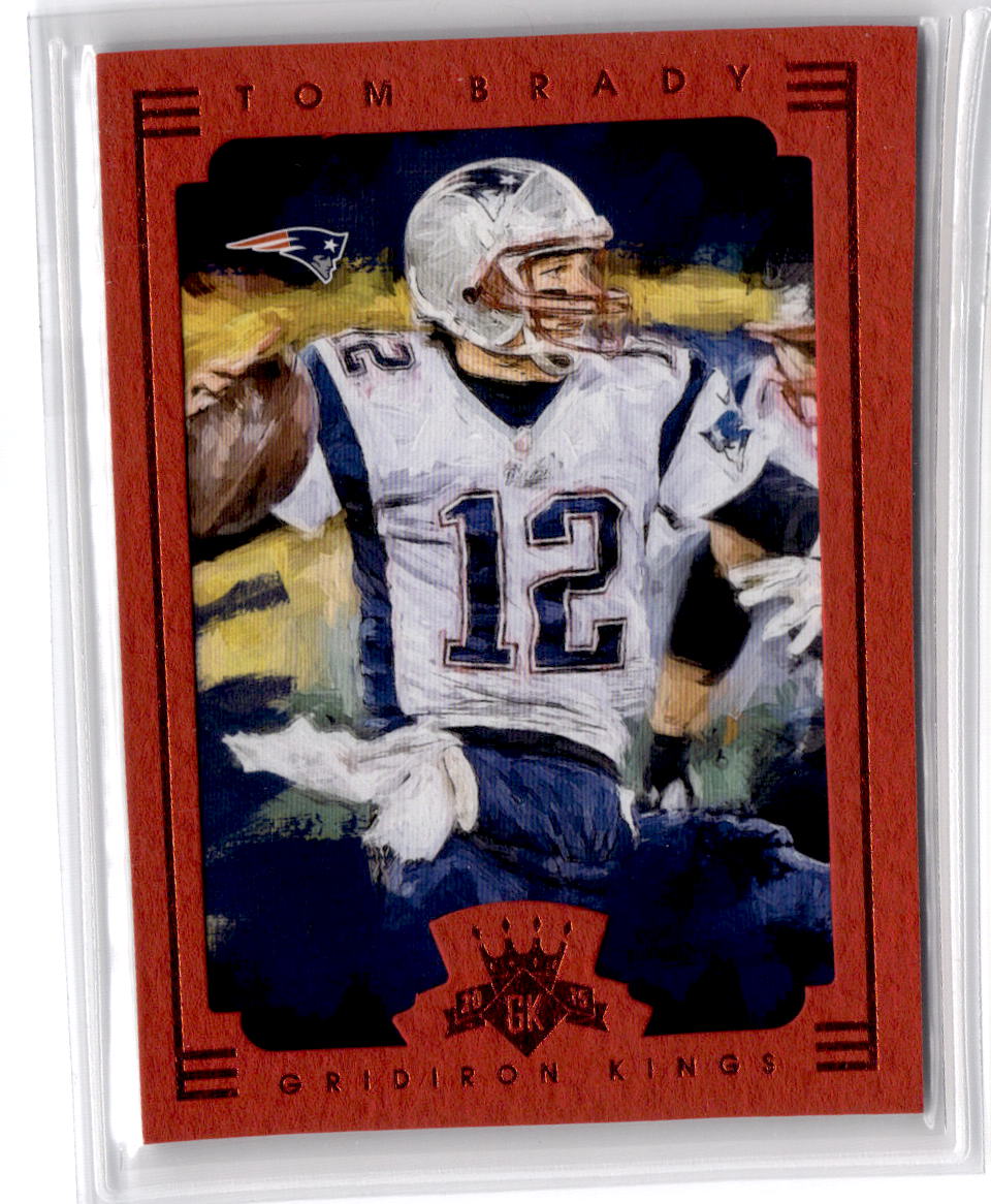 2015 Panini Gridiron Kings #11 Tom Brady Red Framed