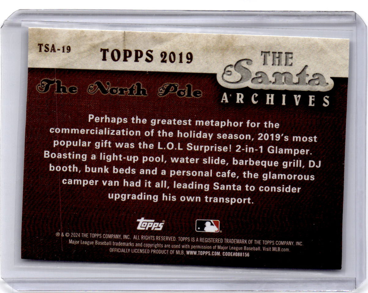 2024 Topps Holiday #TSA-19 Santa Claus The Santa Archives