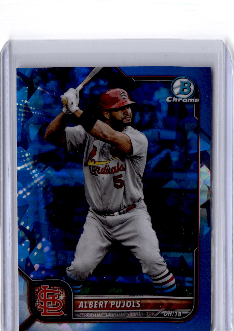 2022 Bowman Chrome Sapphire Edition #28 Albert Pujols