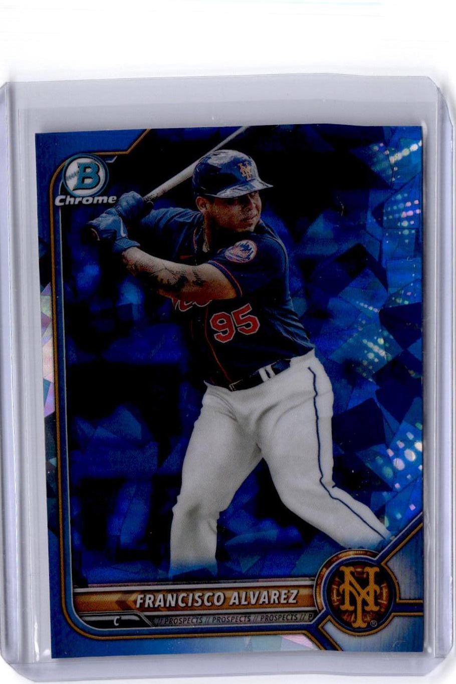 2022 Bowman Chrome Sapphire Edition #BCP-184 Francisco Alvarez Prospects