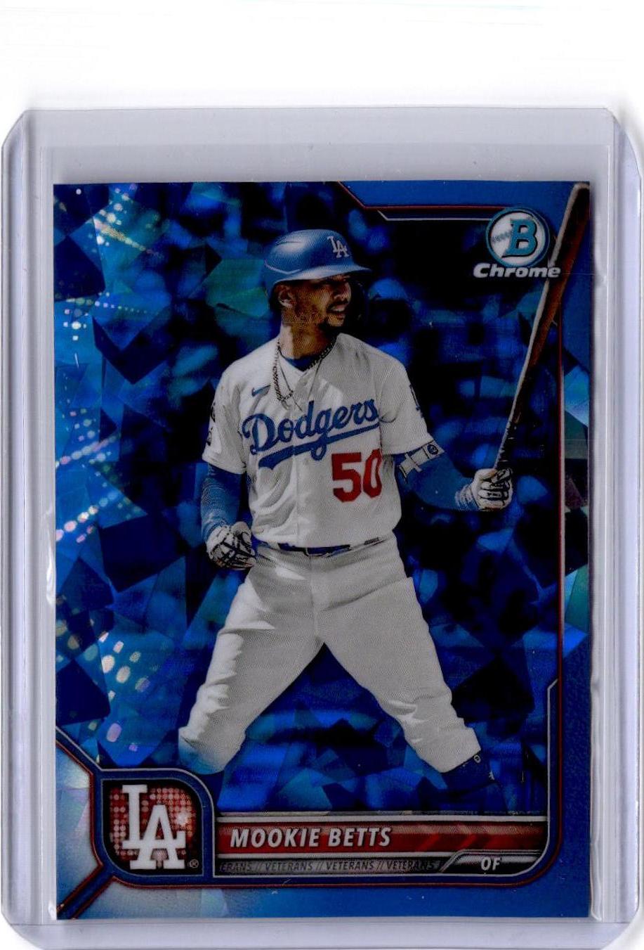 2022 Bowman Chrome Sapphire Edition #84 Mookie Betts