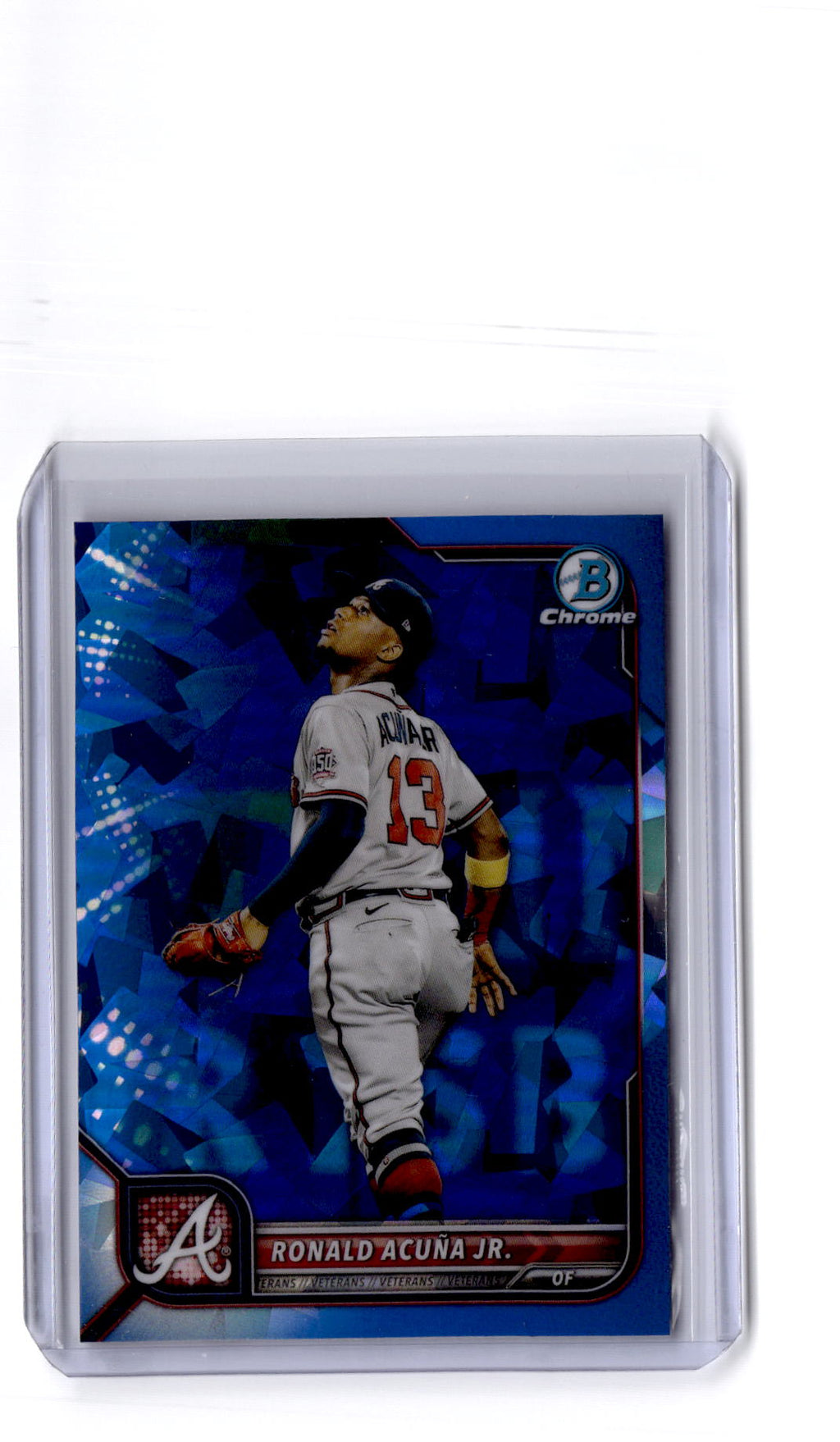 2022 Bowman Chrome Sapphire Edition #58 Ronald Acuña Jr.