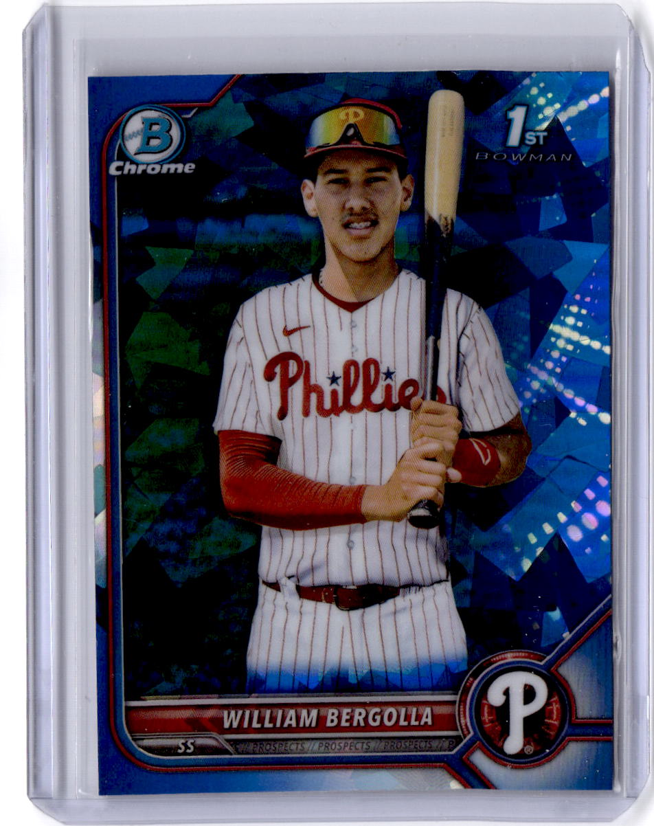 2022 Bowman Chrome Sapphire Edition #BCP-159 William Bergolla Prospects