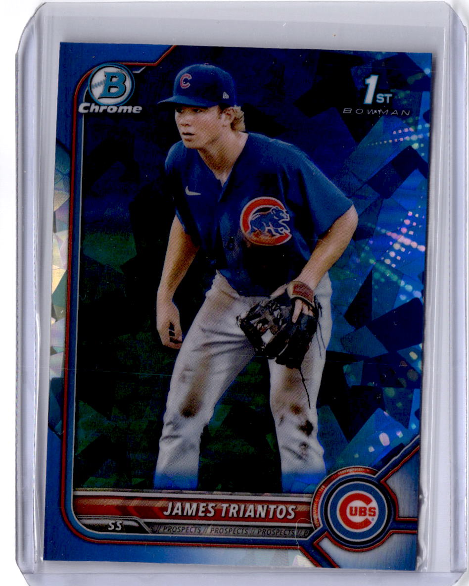 2022 Bowman Chrome Sapphire Edition #BCP-208 James Triantos Prospects
