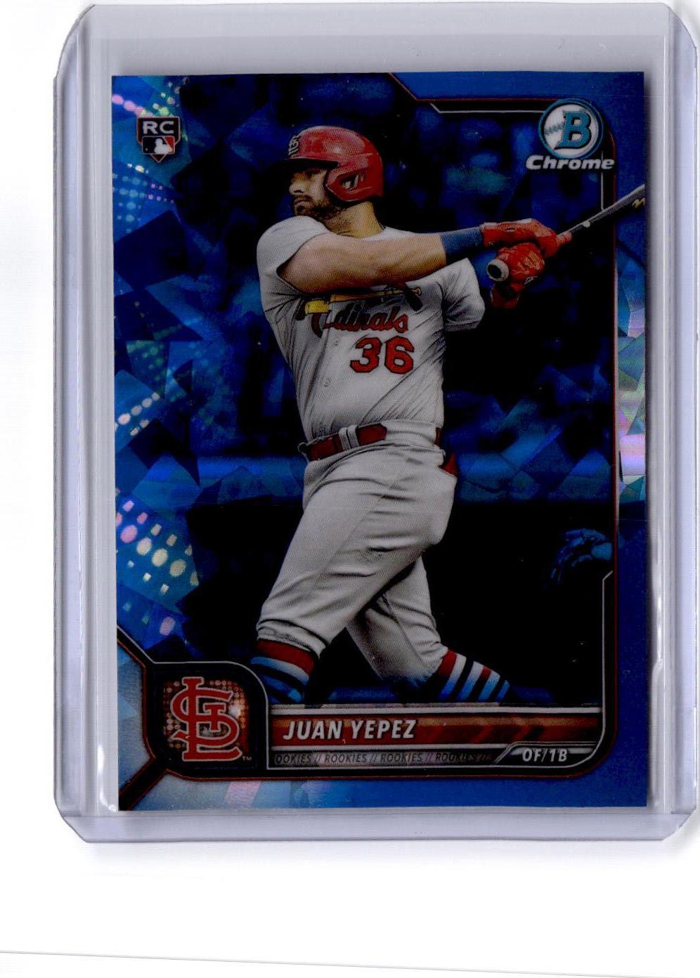 2022 Bowman Chrome Sapphire Edition #26 Juan Yepez