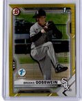 2021 Bowman Draft 1st Edition #BD-21 Brooks Gosswein Gold Foil #/50