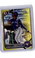2022 Bowman 1st Edition #BPPF-92 Samad Taylor Yellow Foil #/75