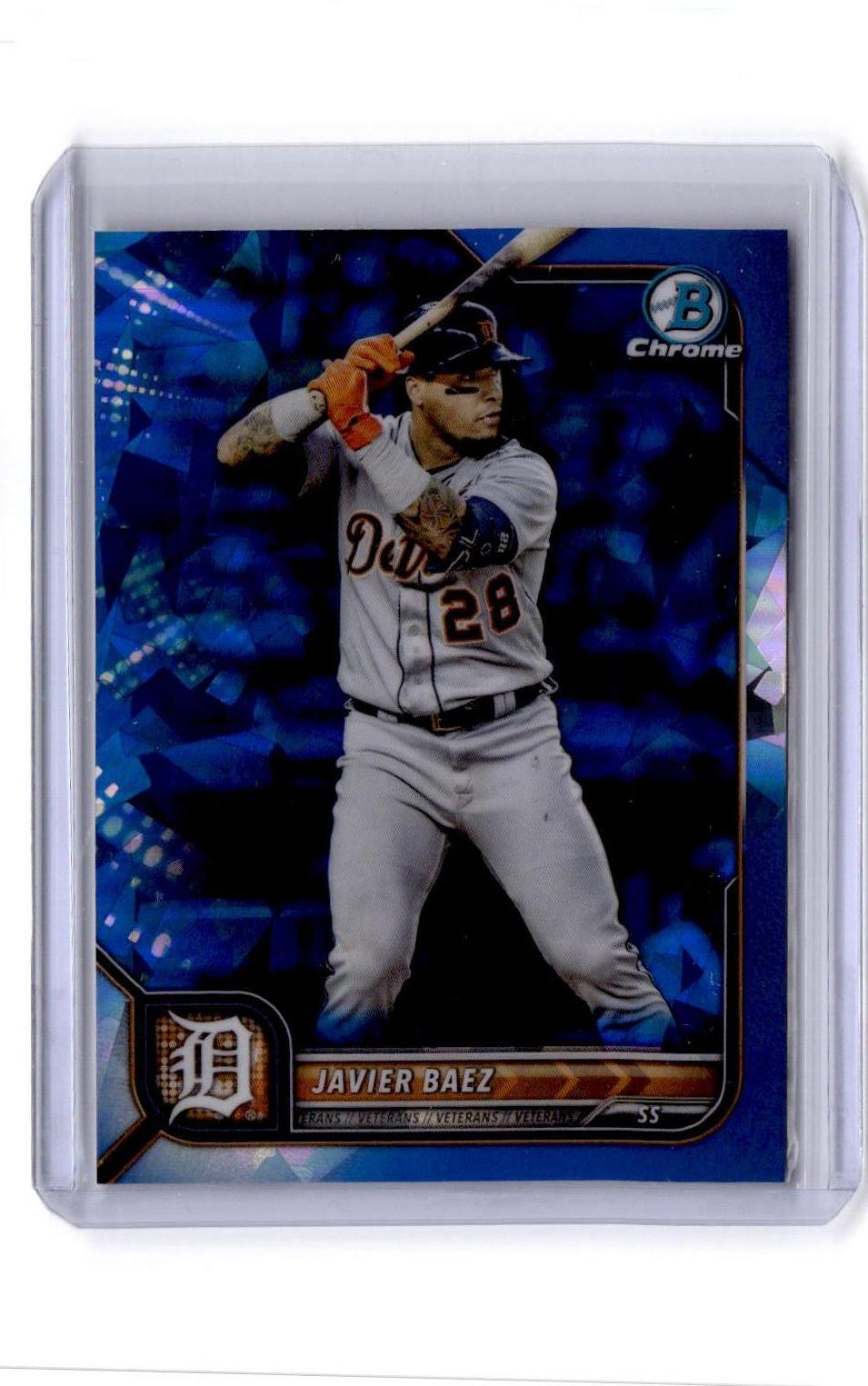 2022 Bowman Chrome Sapphire Edition #68 Javier Baez