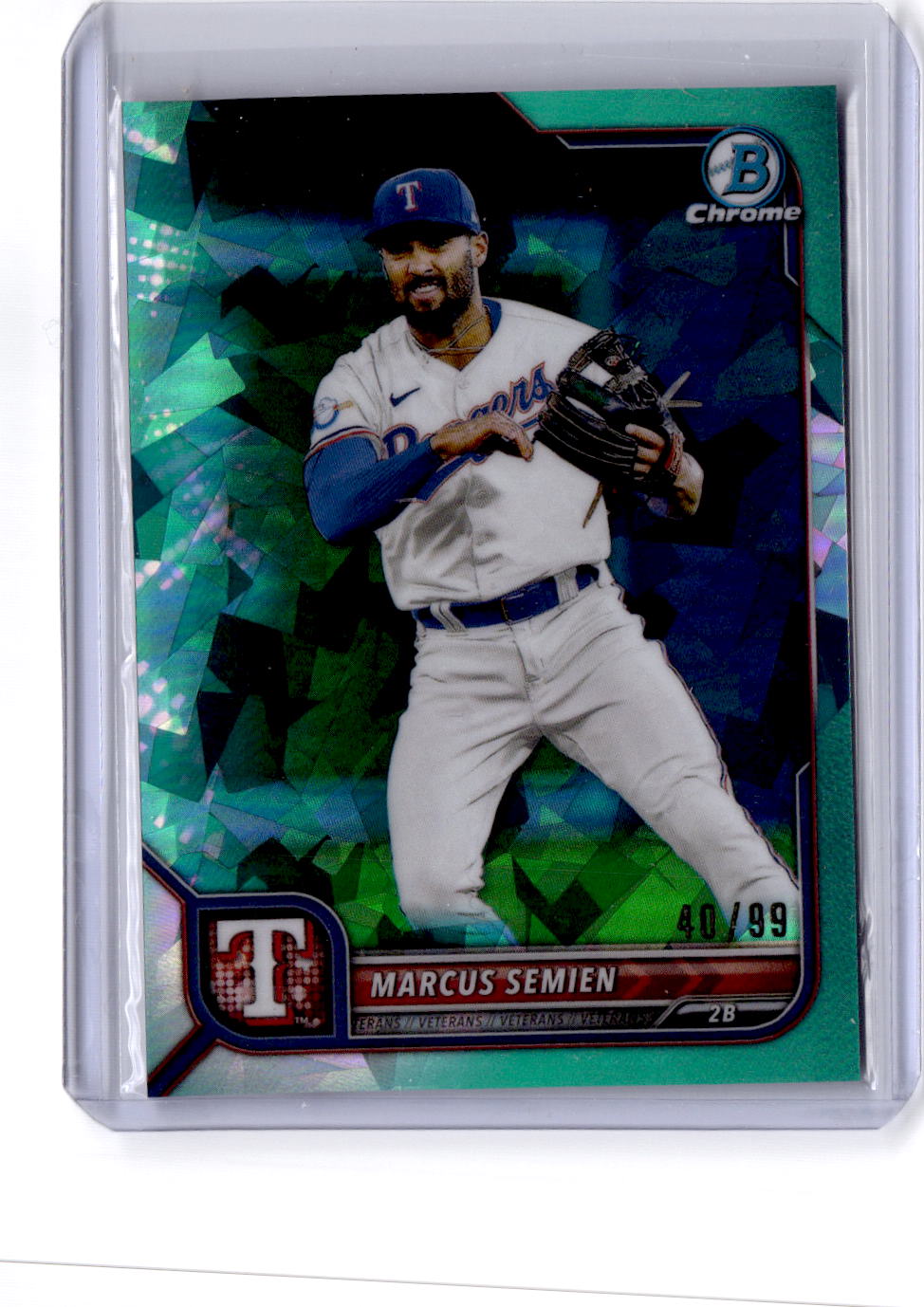 2022 Bowman Chrome Sapphire Edition #32 Marcus Semien Aqua #/99