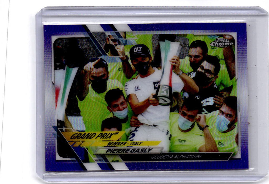2021 Topps Chrome Formula 1 #145 Pierre Gasly Purple Refractor #/399