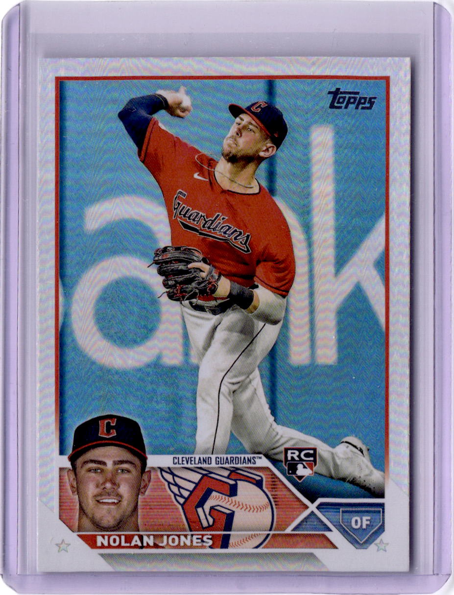 2023 Topps #129 Nolan Jones Rainbow Foil