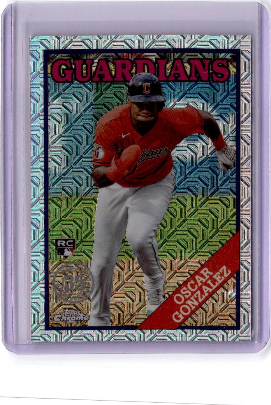 2023 Topps #T88C-92 Oscar Gonzalez 1988 35th Anniversary Chrome (Series One)