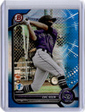 2022 Bowman 1st Edition #BPPF-13 Zac Veen Blue Foil #/150