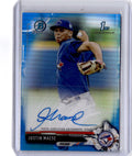 2017 Bowman #CPA-JM Justin Maese Chrome Prospect Autographs Blue #/150