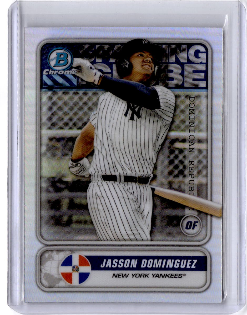 2020 Bowman #STG-JD Jasson Dominguez Chrome Spanning the Globe