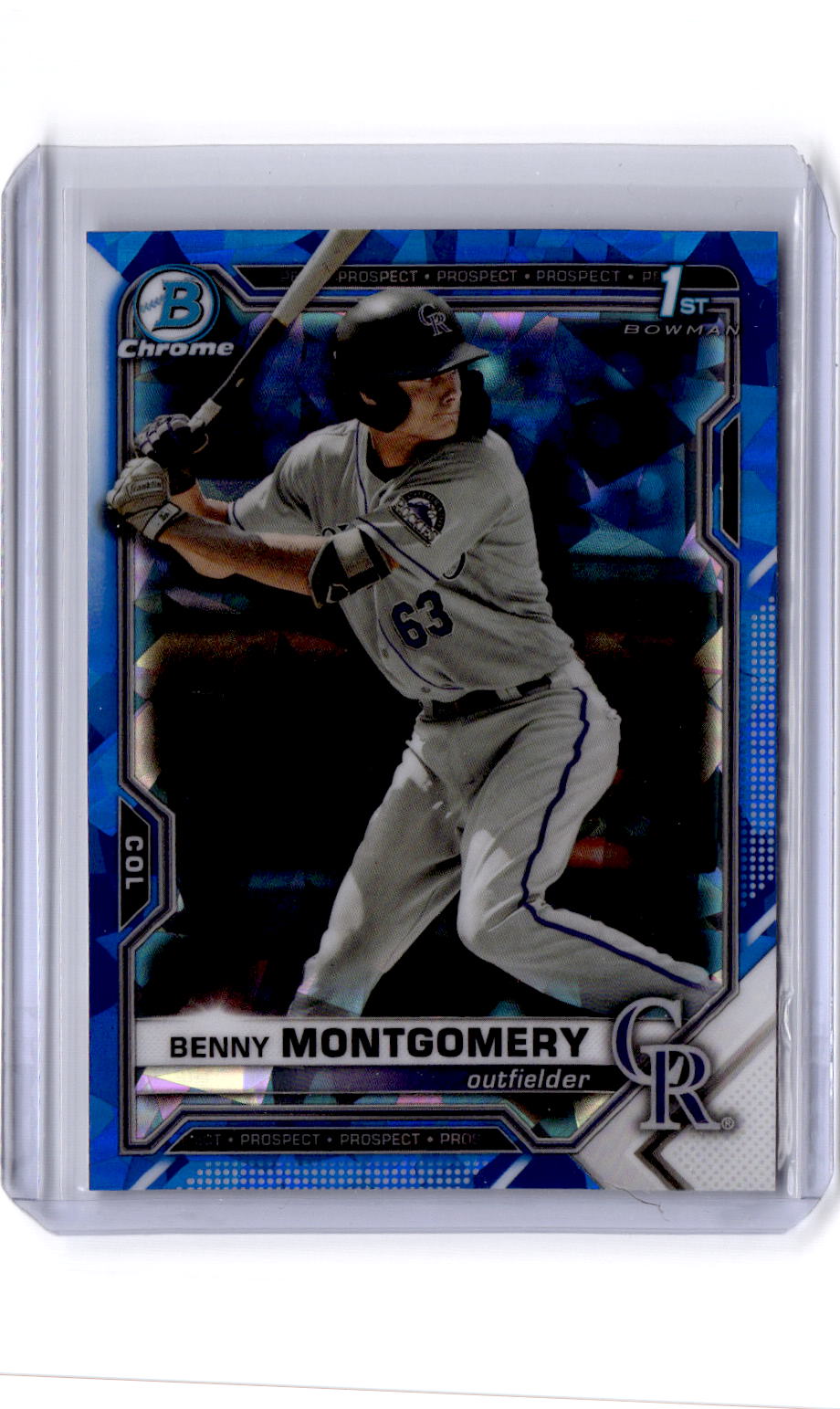 2021 Bowman Draft Sapphire Edition #BDC-84 Benny Montgomery