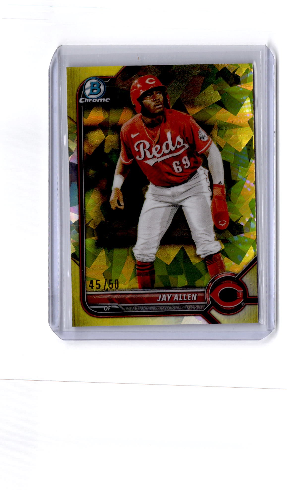 2022 Bowman Chrome Sapphire Edition #BCP-234 Jay Allen Prospects Yellow #/50