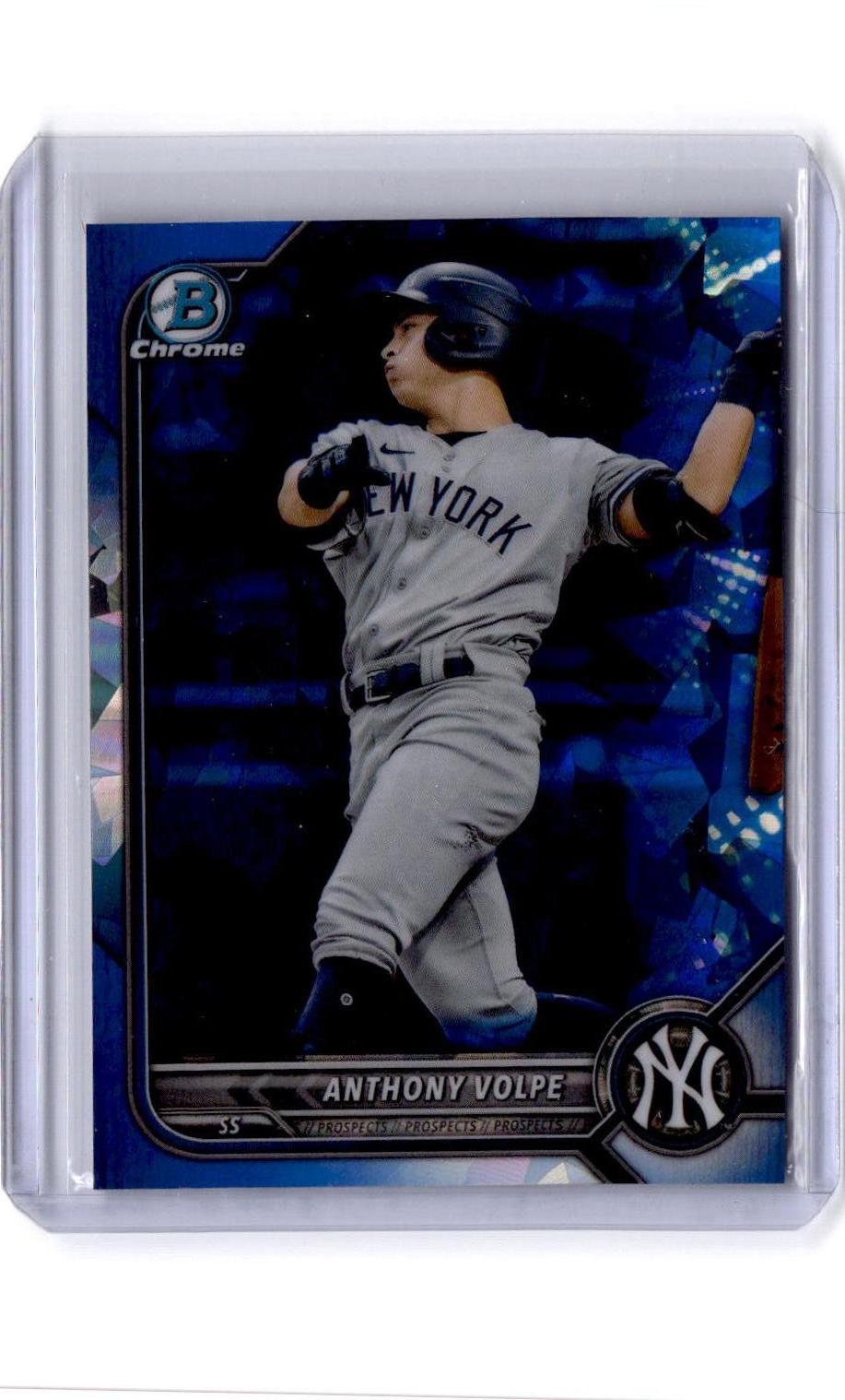 2022 Bowman Chrome Sapphire Edition #BCP-182 Anthony Volpe Prospects