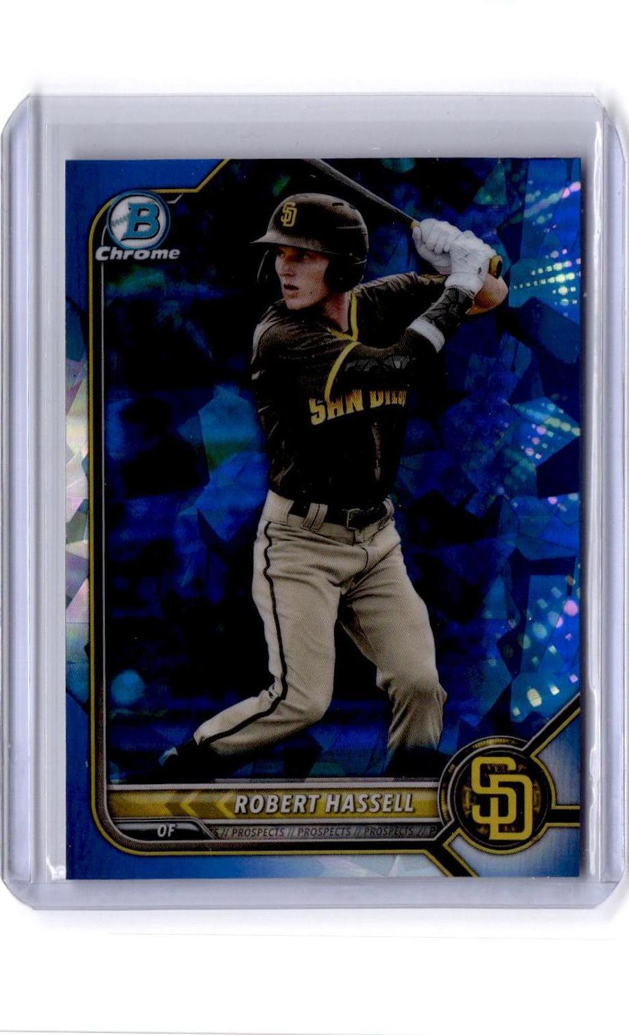 2022 Bowman Chrome Sapphire Edition #BCP-169 Robert Hassell Prospects