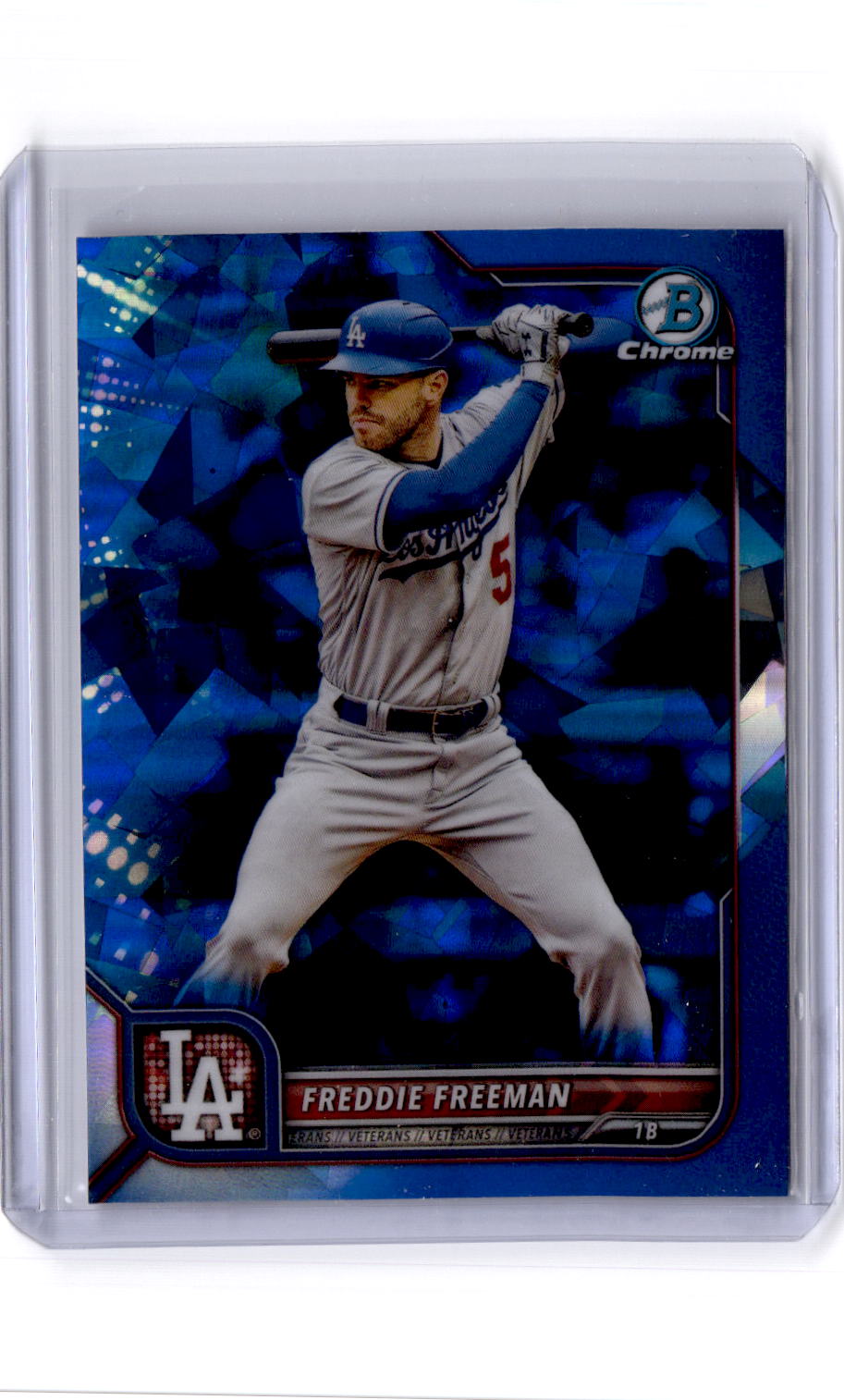 2022 Bowman Chrome Sapphire Edition #100 Freddie Freeman