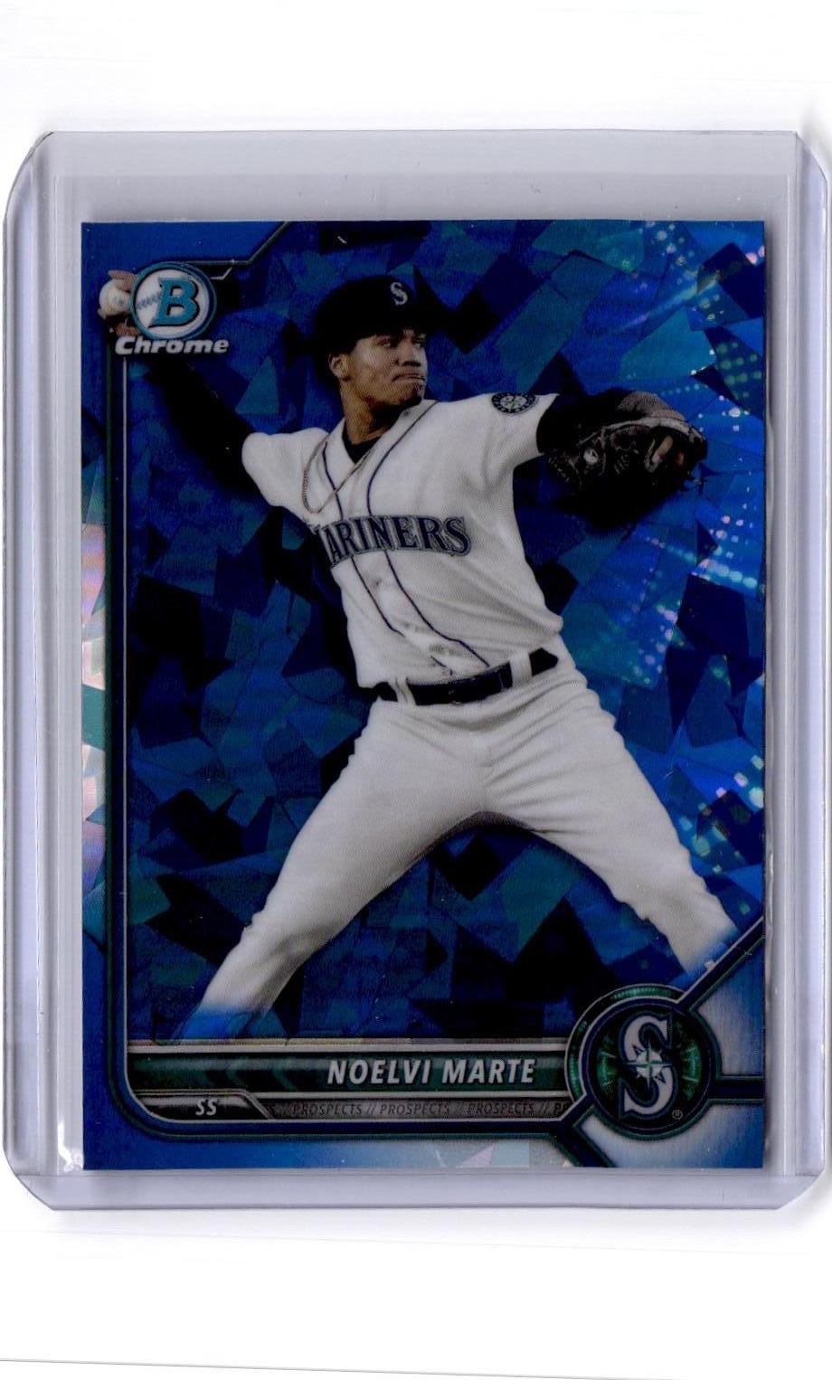 2022 Bowman Chrome Sapphire Edition #BCP-186 Noelvi Marte Prospects