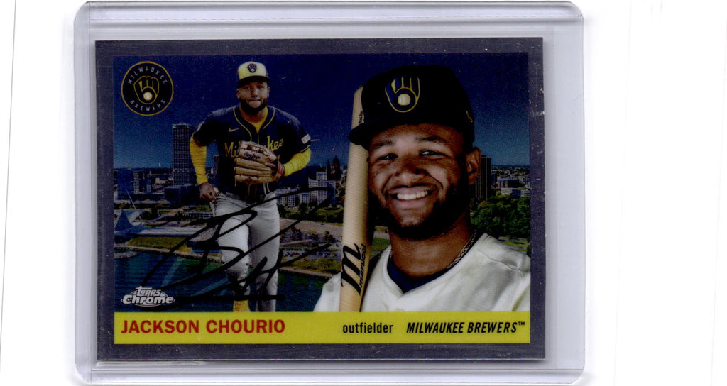 2025 Topps Chrome Platinum #55CV-45 Jackson Chourio 1955 Topps City Variations