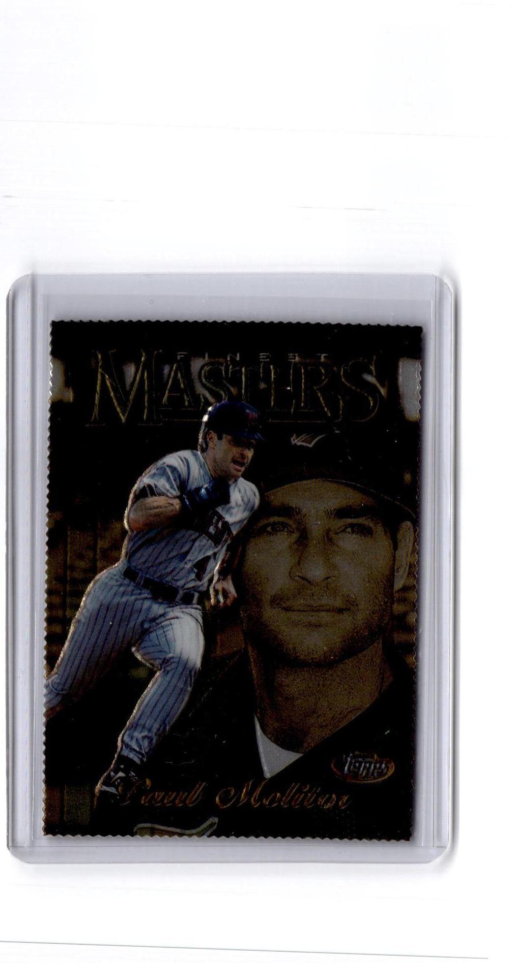 1997 Finest #173 Paul Molitor Embossed Rare GOLD