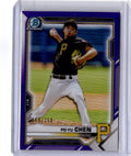 2021 Bowman Draft #BDC-151 Po-Yu Chen Chrome Purple Refractor #/250