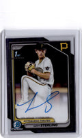 2024 Bowman Draft #CPA-LS Levi Sterling Chrome Prospect Autographs