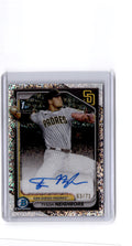 2024 Bowman Draft Tyson Neighbors Chrome Autographs Speckle Refractor /71