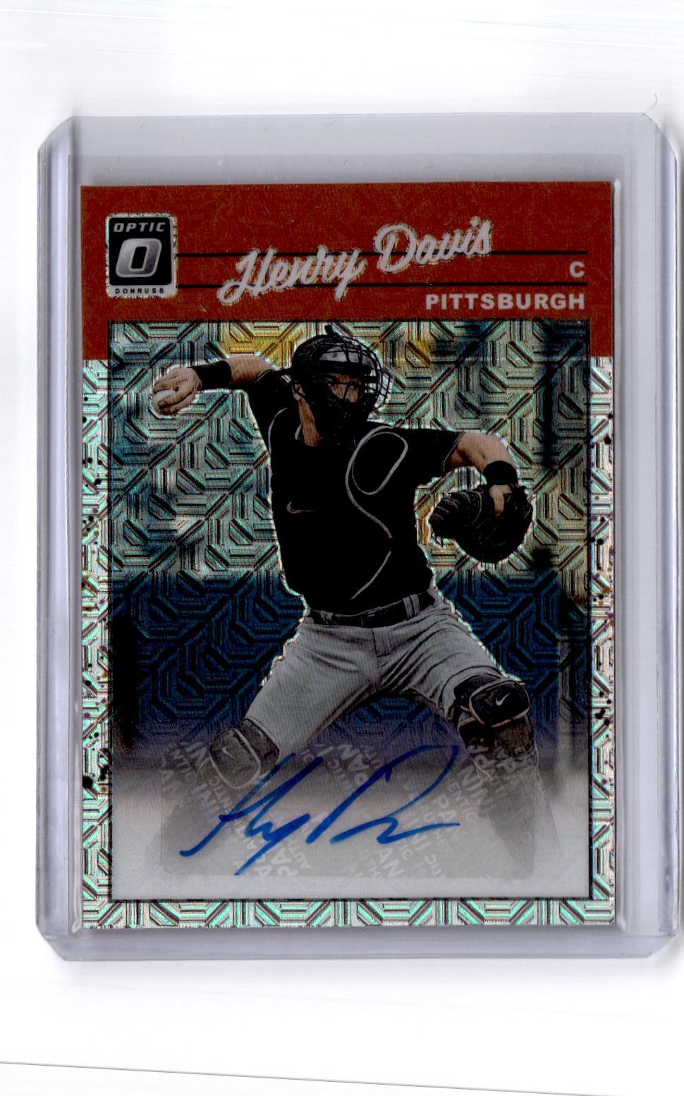 2023 Donruss #1990-HD Henry Davis Optic Retro 1990 Signatures Silver Mojo #/25