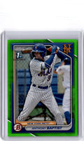 2024 Bowman #BP-141 Anthony Baptist Prospects Neon Green #/399