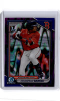 2024 Bowman Johanfran Garcia Chrome Purple RayWave Refractors #/250