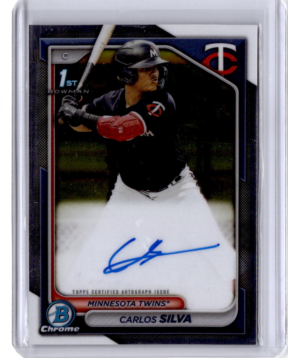 2024 Bowman #CPA-CSI Carlos Silva Chrome Prospect Autographs