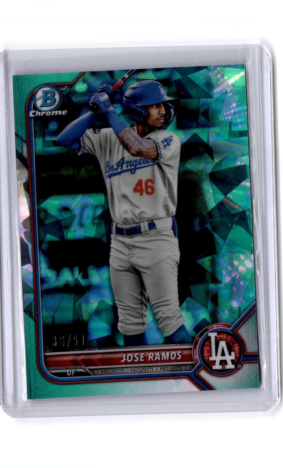2022 Bowman Chrome Sapphire Edition aqua /99 #BCP-228 Jose Ramos Prospects