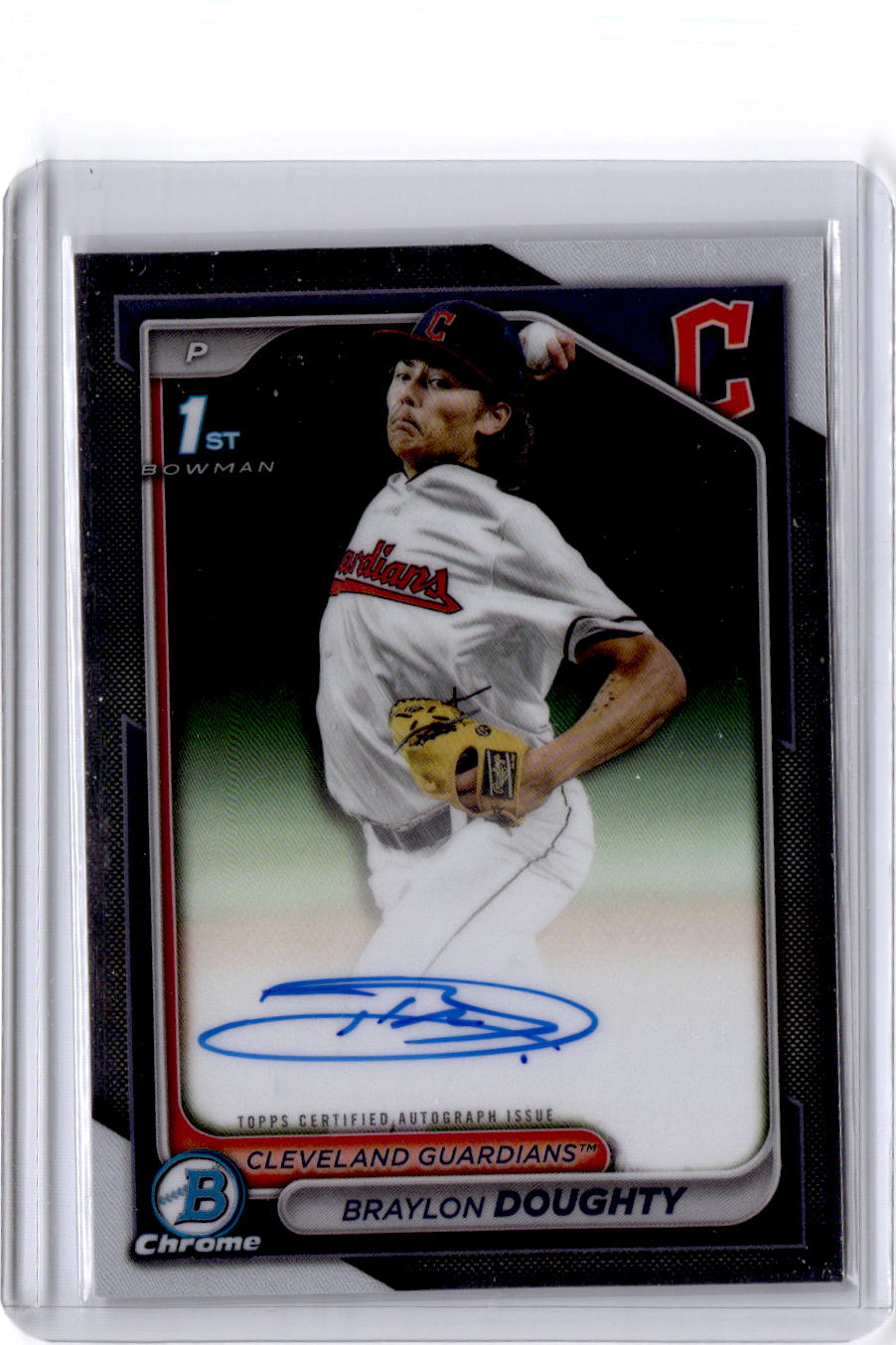 2024 Bowman Draft #CPA-BD Braylon Doughty Chrome Prospect Autographs