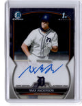 2023 Bowman Draft #CDA-MA Max Anderson Chrome Prospect Autographs