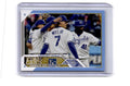 2023 Topps #134 Kansas City Royals Father's Day Powder Blue #/50