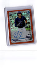 2020 Bowman Ruben Cardenas Chrome Prospects Orange Shimmer Refractor #/25