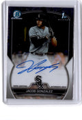 2023 Bowman Draft #CDA-JGO Jacob Gonzalez Chrome Prospect Autographs