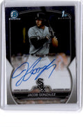 2023 Bowman Draft #CDA-JGO Jacob Gonzalez Chrome Prospect Autographs