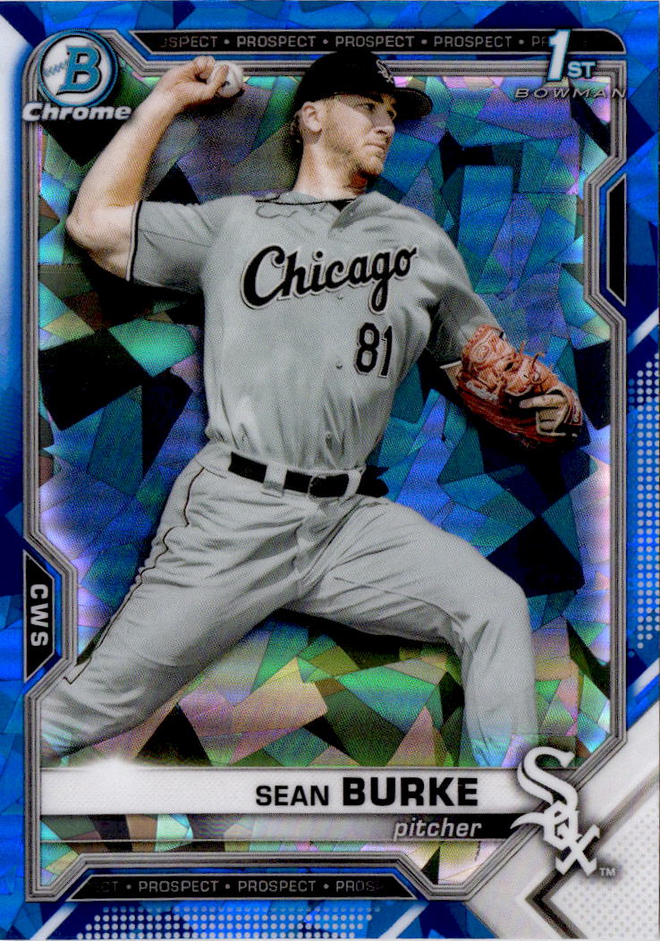 2021 Bowman Draft Sapphire Edition #BDC-4 Sean Burke