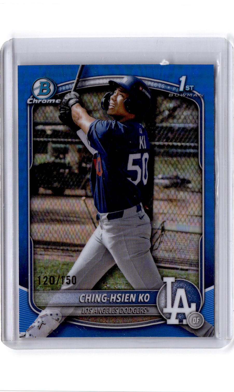 2025 Bowman Chrome #BCP-224 Ching-Hsien Ko Prospects Blue #/150